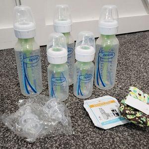 Dr. Browns bottle set +bottle warmer